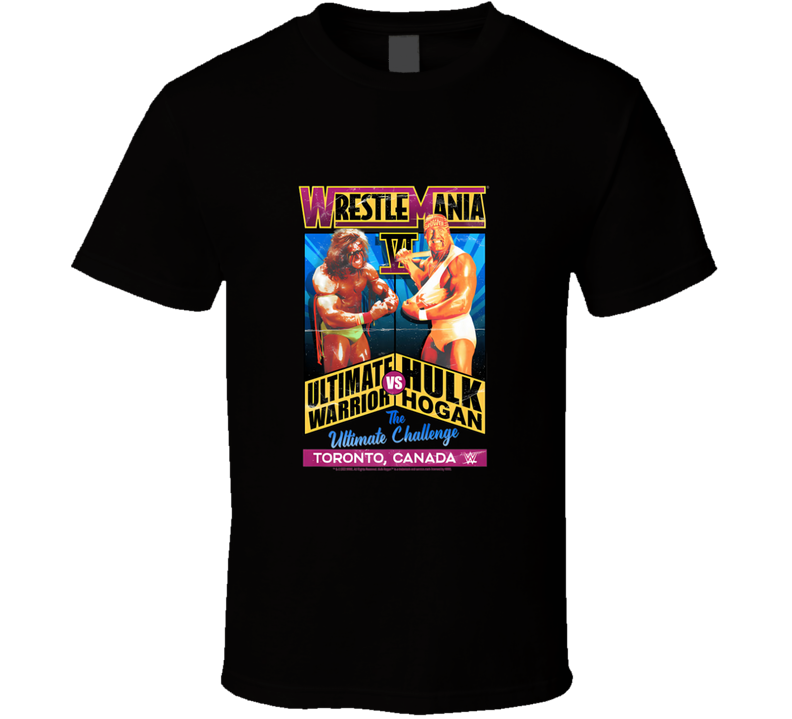 Championship Mania Warrior Hogan Toronto Wrestling T Shirt