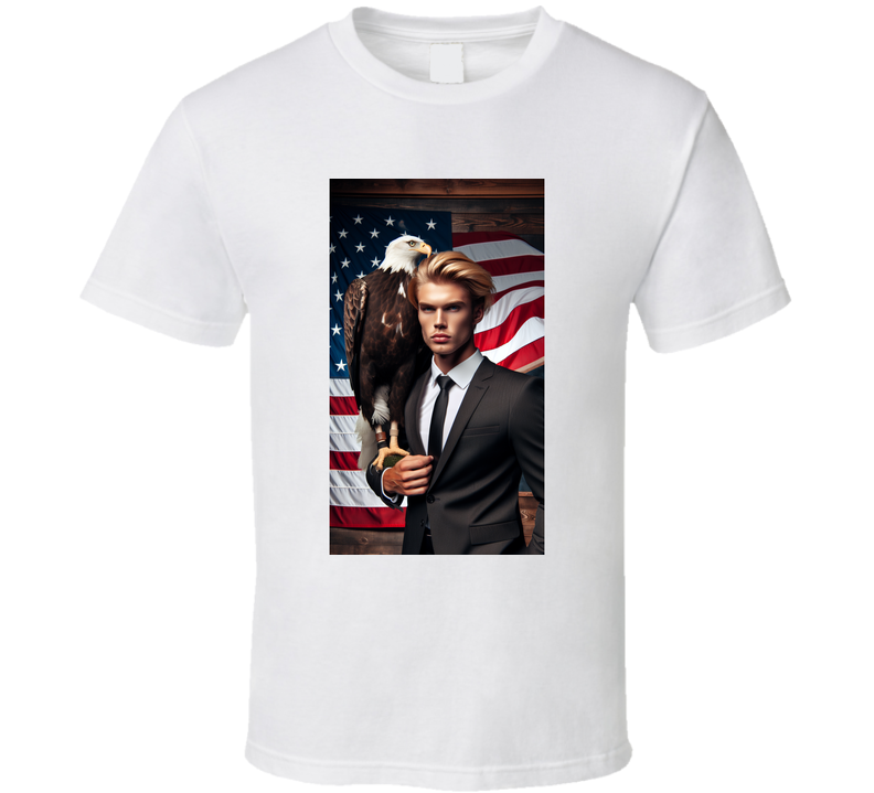 donald trump eagle us flag T Shirt