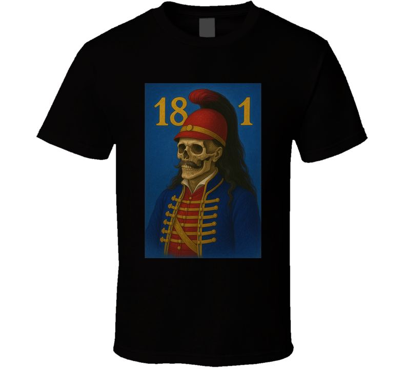 Kolokotronis Skull Greek Revilution Independace Greece T Shirt Kolokotronis Skull Greek Revilution Independace Greece T Shirt