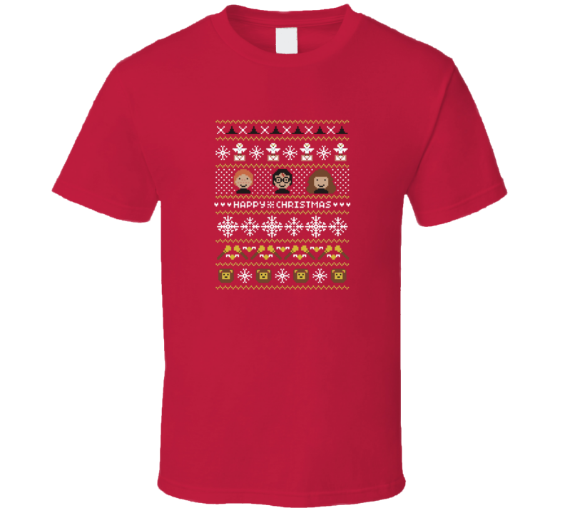 ugly Christmas Sweater Children Xmas Red Funny T Shirt