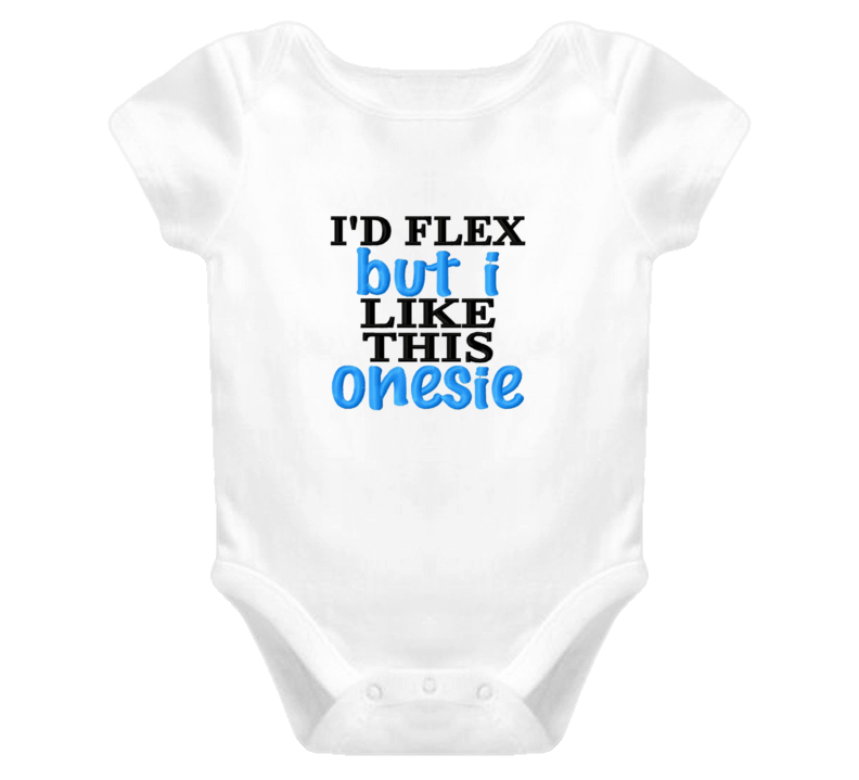 Baby Boy I'd flex Muscleboy 1 Piece Childs Onesie T Shirt