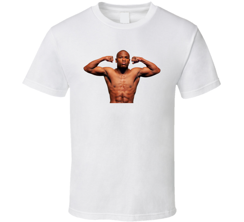 Floyd Mayweather flexing Champ Cool Boxing T Shirt