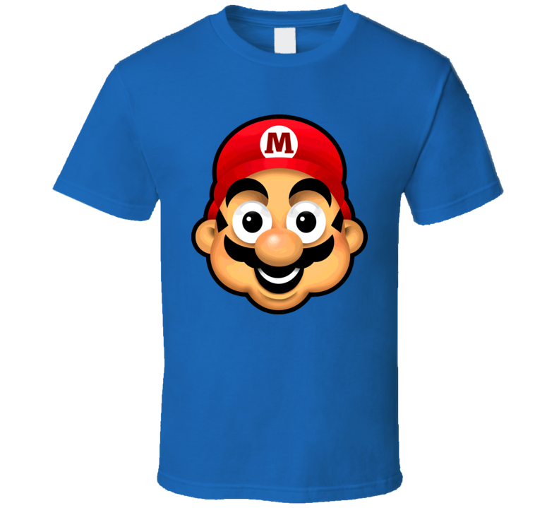 Mario Face Logo Nintendo T Shirt