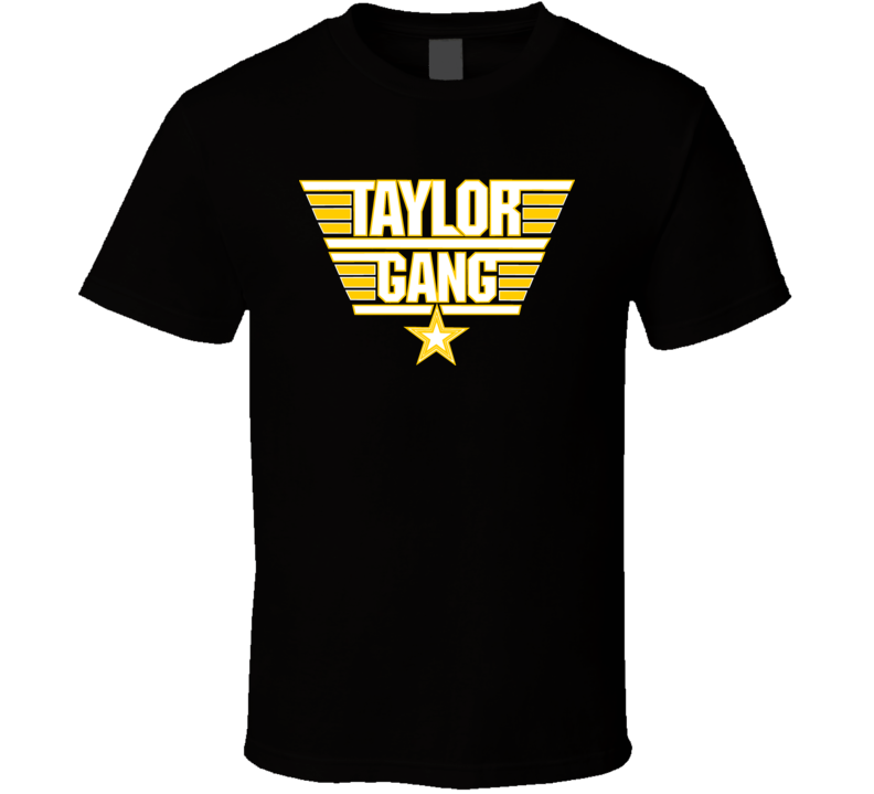 Taylor Gang Black And Yellow Hip Hop Logo T Shirt