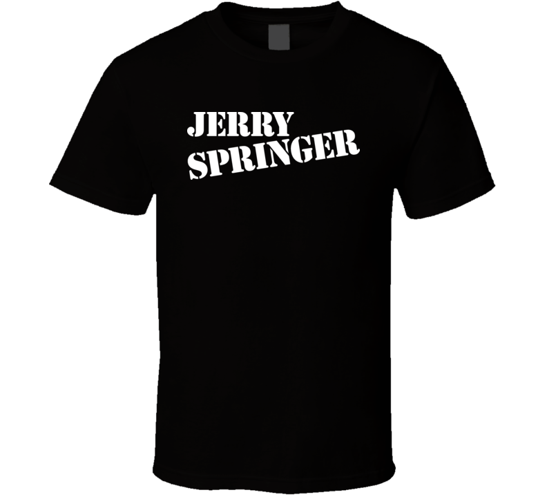 Jerry Springer Tv Show Logo T Shirt