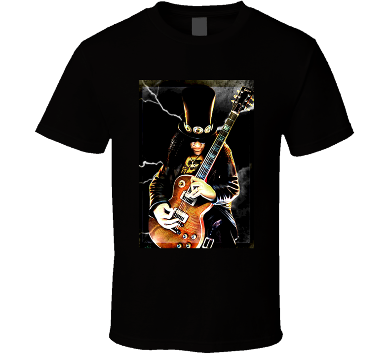 Slash Rock N Roll Guitarist T Shirt