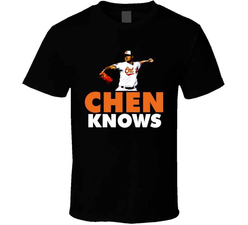 Wei Yi Chen Baltimore Baseball Pitcher T Shirt