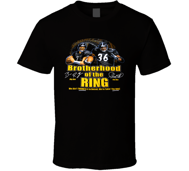 Pittsburgh Football Roethlisberger And Bettis T Shirt