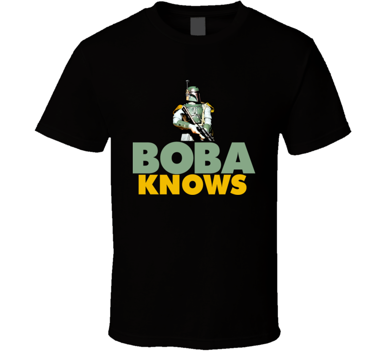Star Wars Boba Fett Knows Movie T Shirt 