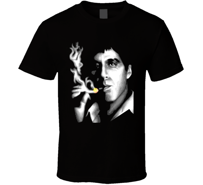 Scarface Tony Montana Smoke T Shirt