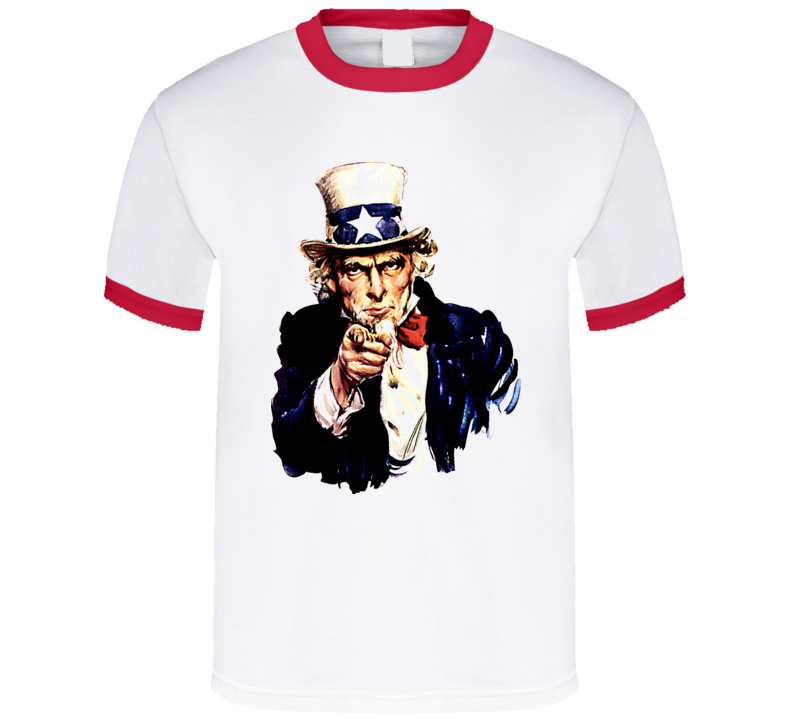 Uncle Sam Propaganda War Vintage T Shirt