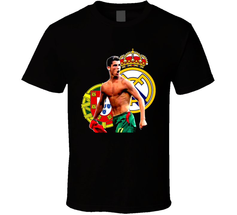 Cristiano Ronaldo Real Madrid Portugal Soccer T Shirt