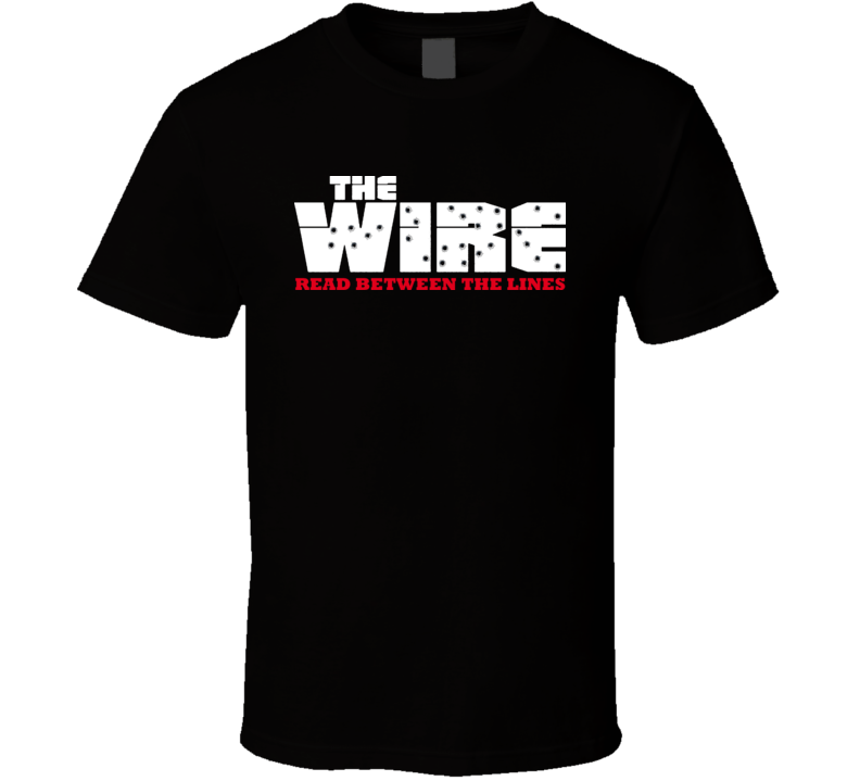The Wire Crime Cop Drama Logo T Shirt
