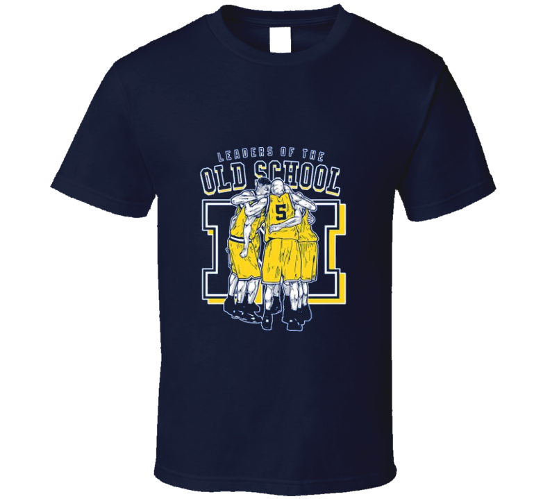 Michigan Fab Five Legends Of The Old School Basketball T Shirt