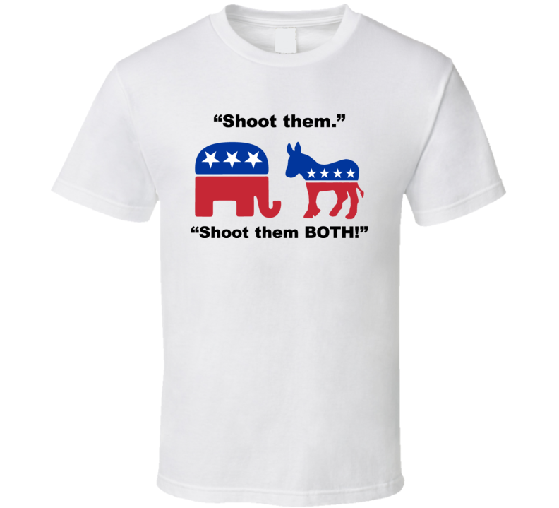 Democratic And Republican Politics Funny T Shirt