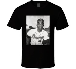 hank aaron shirt